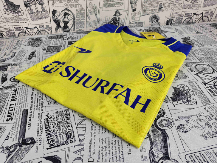 Al-Nassr F.C  ( Home ) Jersey 23/24 Season | - Yellow/ Blue