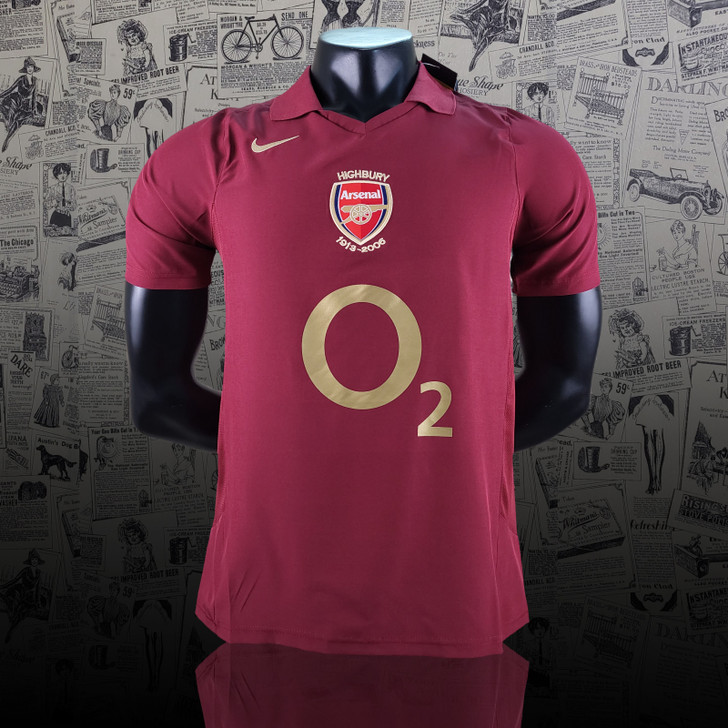 Arsenal  F.C  Vintage Jersey - Maroon