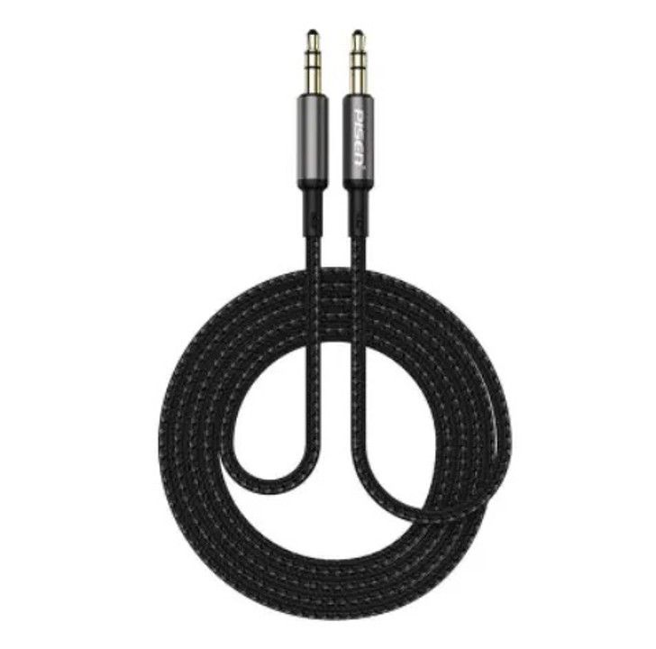 Pisen Aluminium Alloy Male To Male 3.5mm Aux Cable (3.5mm)