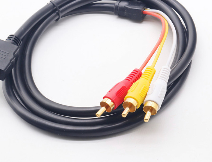 HDMI-compatible Male to 3 RCA Male TV Box AV Cable (SCART)