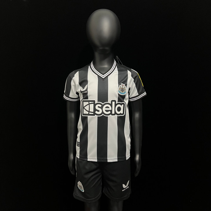 Newcastle F.C  Home Kids Jersey 23/24 Season | - Black / White