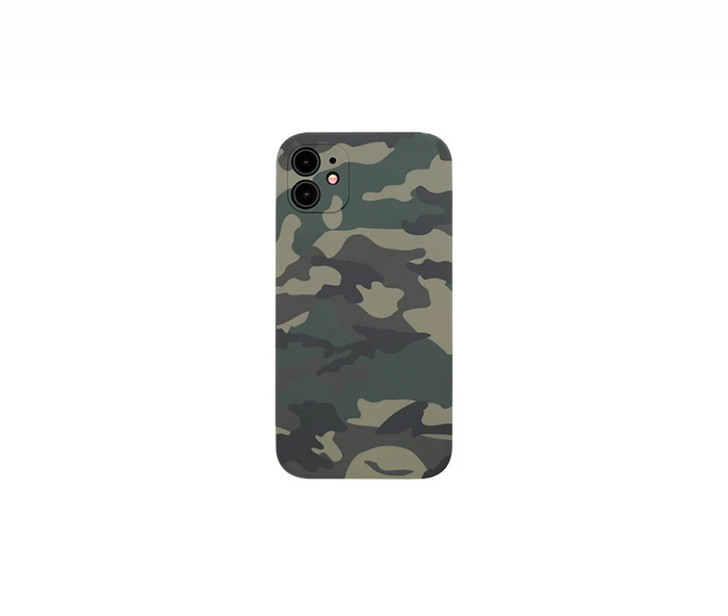 Camouflage Soft Silicone Case for iPhone