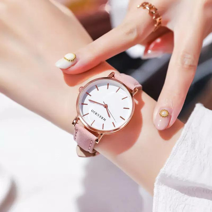 7.5mm Minimalist Ultra-Thin Wrist Watch For Ladies