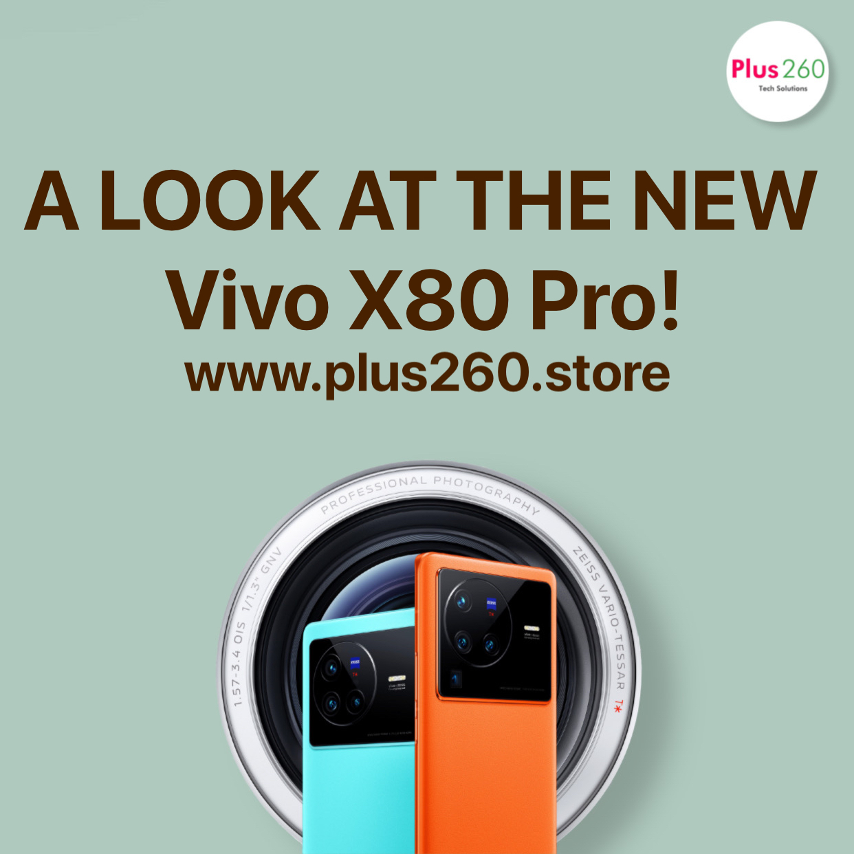 A LOOK AT THE NEW Vivo X80 Pro! - Plus260 Tech Solutions