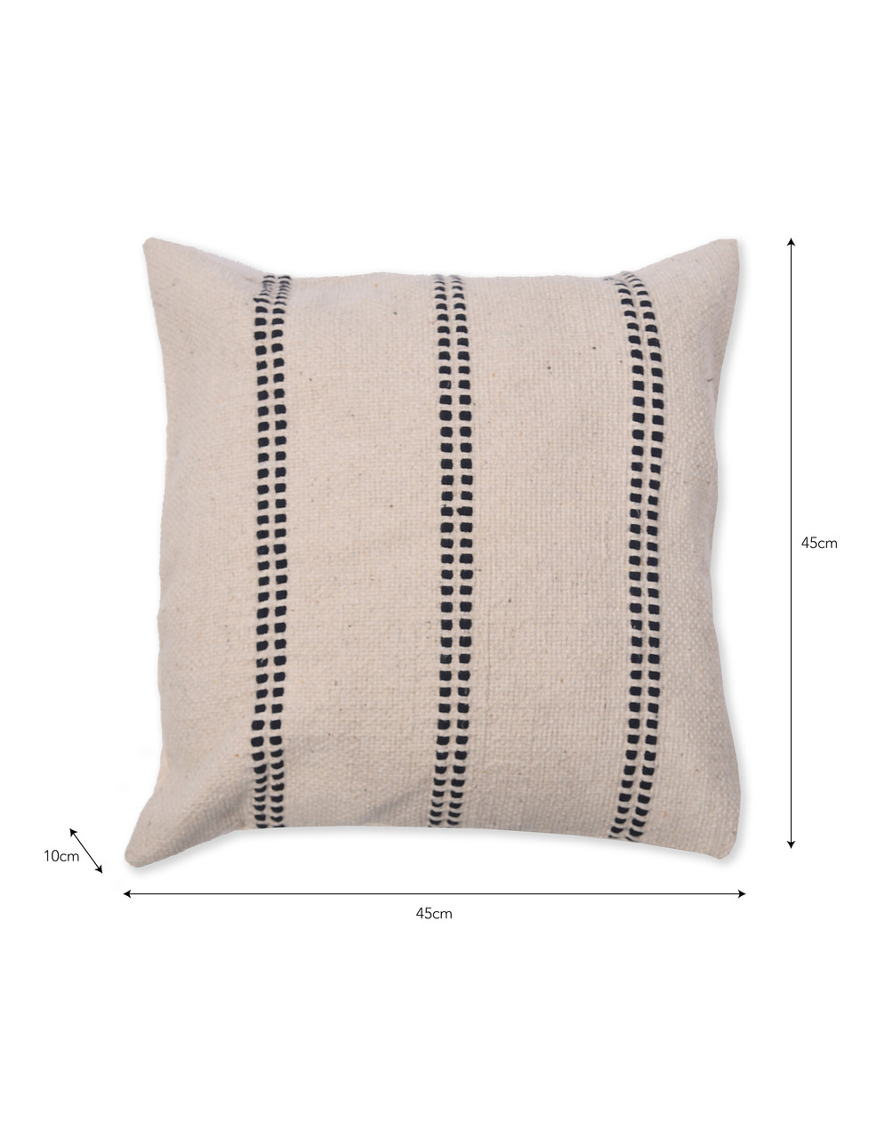 Natural Cotton Cushion in 45x45cm - Whichford | Garden Trading