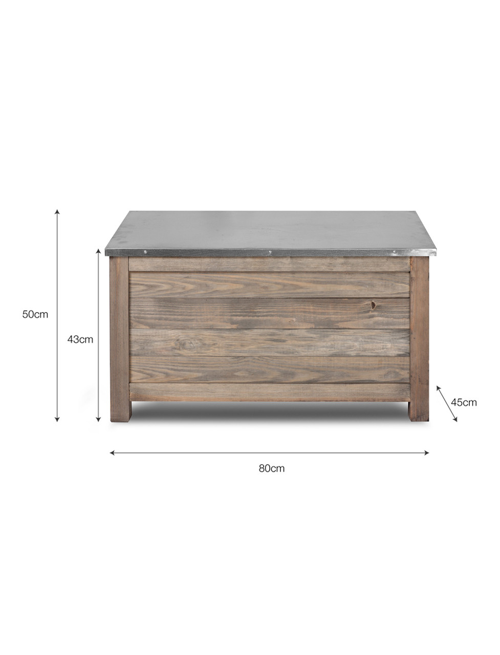 Aldsworth Outdoor Storage Box, Small, Natural