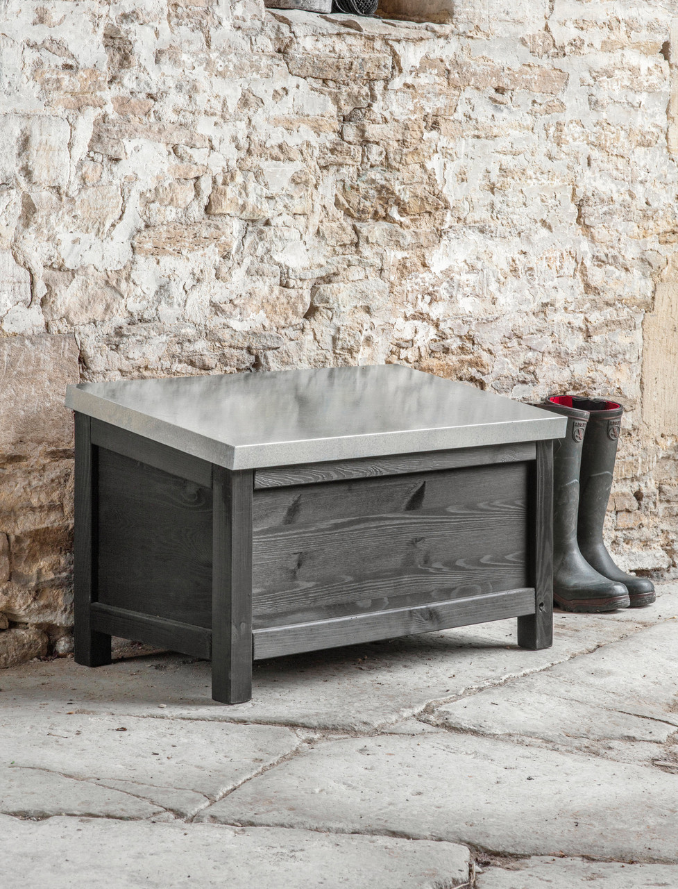 Moreton Outdoor Storage Box - Spruce, Black, Small