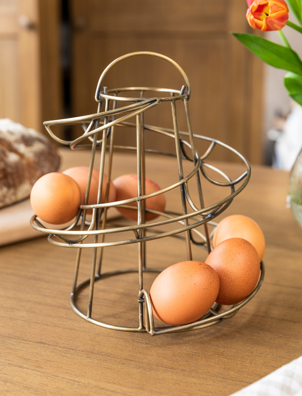 Brompton Egg Run Antique Brass | Garden Trading