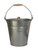 Bucket with Lid - Galvanised Steel