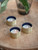 Set of 3 Fulwell Tealight Holders - Ink