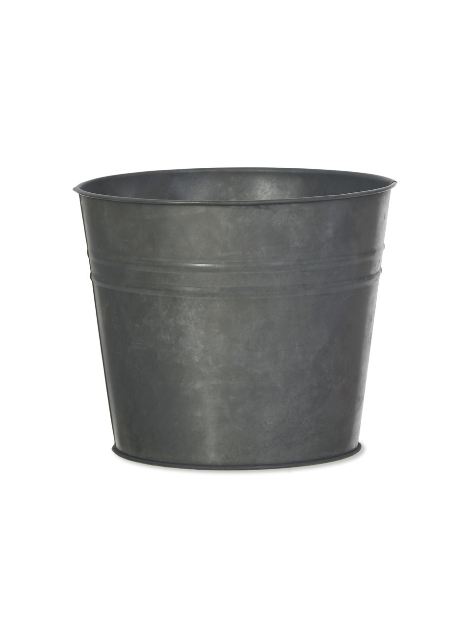 Galvanised Plant Pot in Black 20.5cm Winson Garden Trading