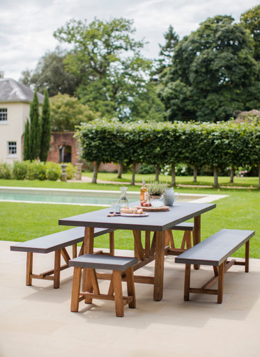 indoor picnic bench dining table