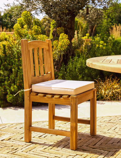 Malvern Side Chair - Teak, Natural | Garden Trading