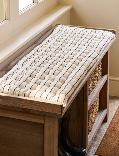 Calne Bench Seat Pad Carbon