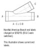 Branch Std Galv 20ga 23 QF 20 QF 4 QF 30Deg L= 17.00
