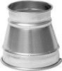 Reducer 304SS 20ga 14 QF 7 QF Tan A 2.00 Tan B 2.00 L= 15.00