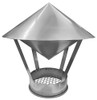 Weather Cap W/ Exp. Metal 304SS 18ga 16QF