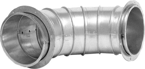 Elbow Seg Galv 12ga 44 AFL 45Deg R=2.5