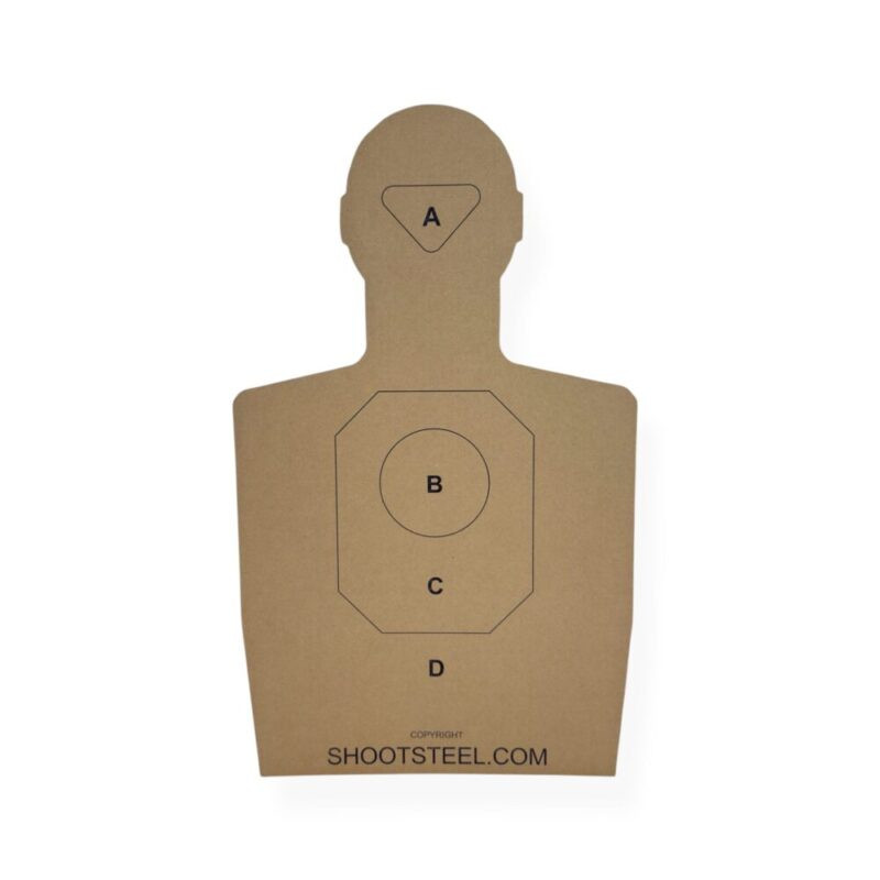 Training Target Cardboard Training Targets | 100-Pack | ShootSteel
