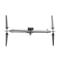 AR500 spinner target rotating rapidly after clean center hit, illustrating kinetic energy transfer and responsive feedback mechanism during precision rifle shooting drills