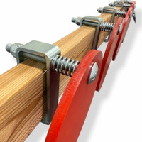 3/8" Speed Plate Rack Target System – 8" AR500 Steel Plates