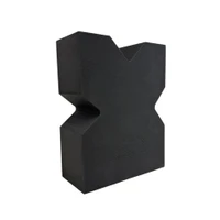 Ultra-light foam shooting rest supporting AR-style rifle on outdoor range bench, providing stable front-end support for precision target practice sessions.
