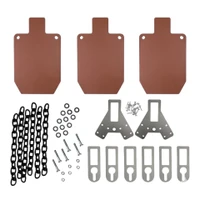 Premium 1/2" AR550 Gong Package - Three Of A Kind