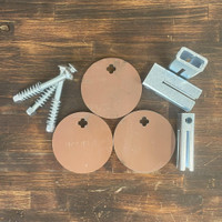 Premium 1/2" Steel- 5" Static T Post Hanger 3-Pack