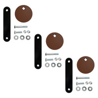 Steel Shooting Targets - Premium AR550 - 5" with strap - 3 pack