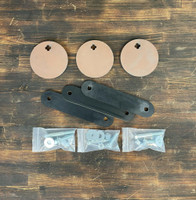 Steel Shooting Targets - Premium AR550 - 5" with strap - 3 pack