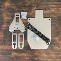 Steel Silhouette Target - 1/2" 12"x20" Gong package