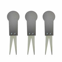 16" Steel Popper Targets (3) – 3/8" Reactive Spring Base