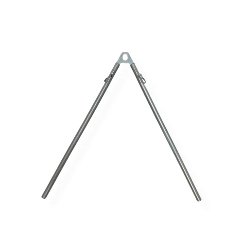 Downrange perspective of KYL competition rack with progressively smaller targets challenging rimfire shooter precision at extended distance.