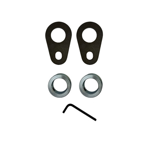 ShootSteel rigid conduit double gong stand kit with two AR500 steel targets hanging