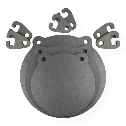 1/2" AR500 gong bundle of three targets.