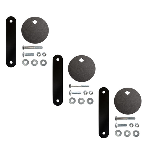 Steel Shooting Targets - 3/8" AR500 - 5" with strap - 3 Pack