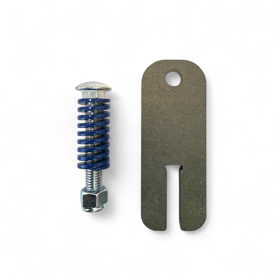 Slide Lock Hanger used for mounting the steel static target