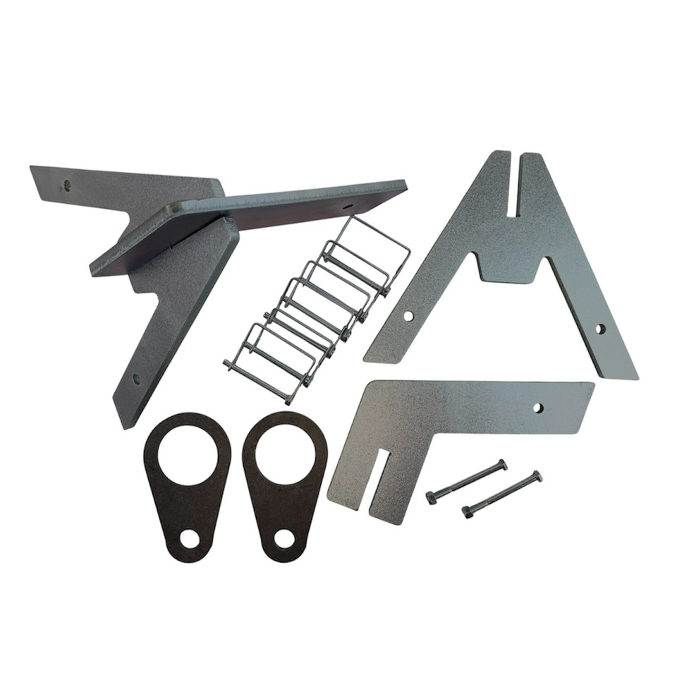 ShootSteel 2 inch EMT gong stand kit bracket hardware for heavy duty target stand