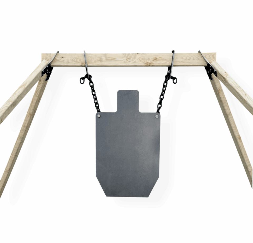 1/2" AR500 18"x30" Complete Gong Package