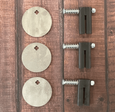 1/2" Steel Target 5" Static T Post Hanger 3-Pack