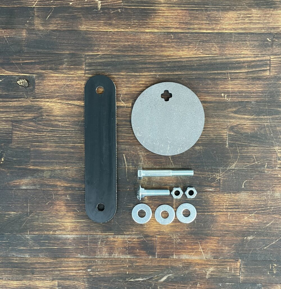 Steel Shooting Target - 1/2" AR500 - 5" with strap