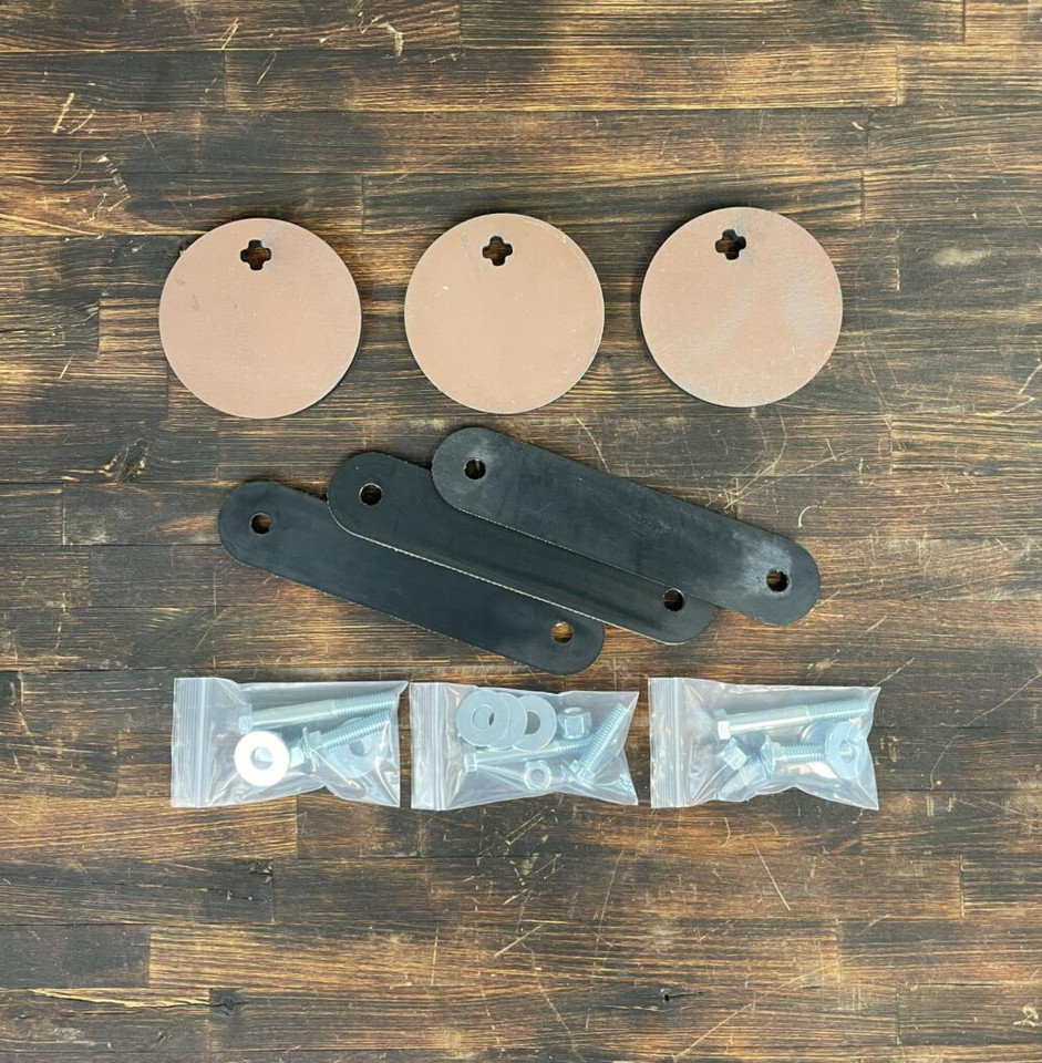 Steel Shooting Targets - Premium AR550 - 5" with strap - 3 pack