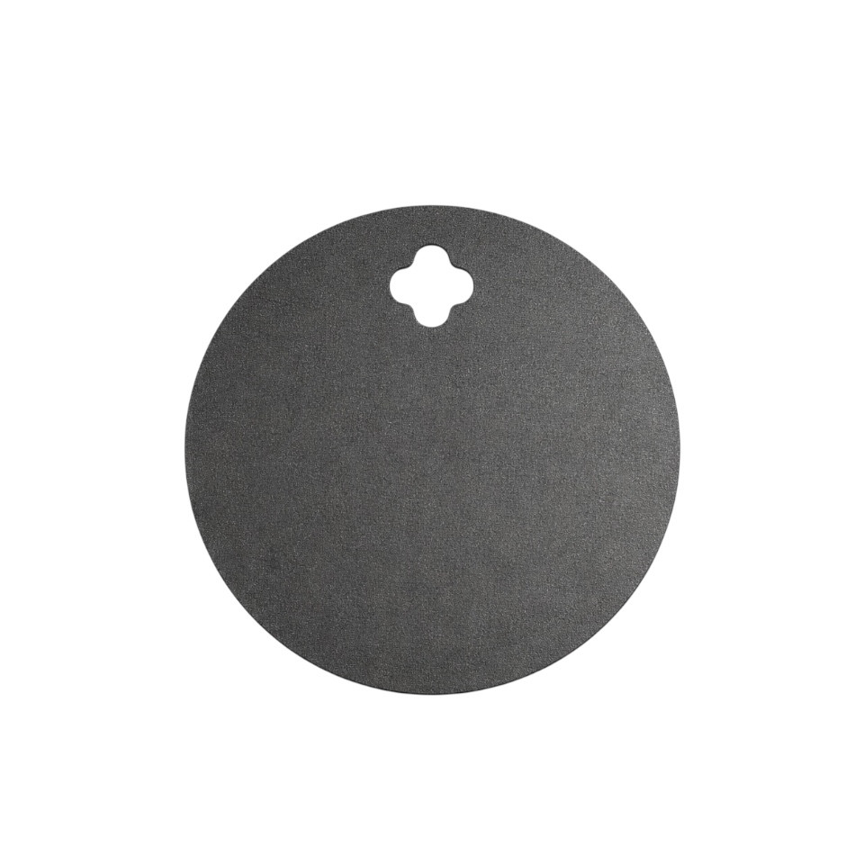 Front facing view of 5" 3/8" AR500 Static target.