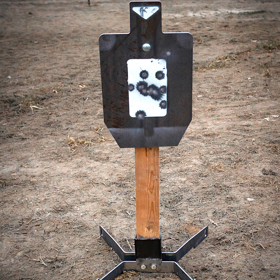 Example of the target in use.