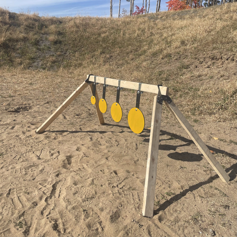 Know Your Limits | KYL Swinging Steel Target Plate Rack – AR500