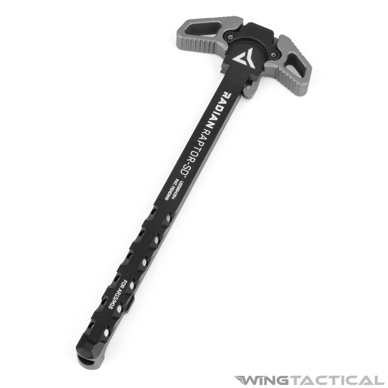 Radian Weapons Radian AR-15 Silencer-Optimized Raptor-SD Ambidextrous Charging Handle  Radian Weapons Radian AR-15 Silencer-Optimized Raptor-SD Ambidextrous Charging Handle