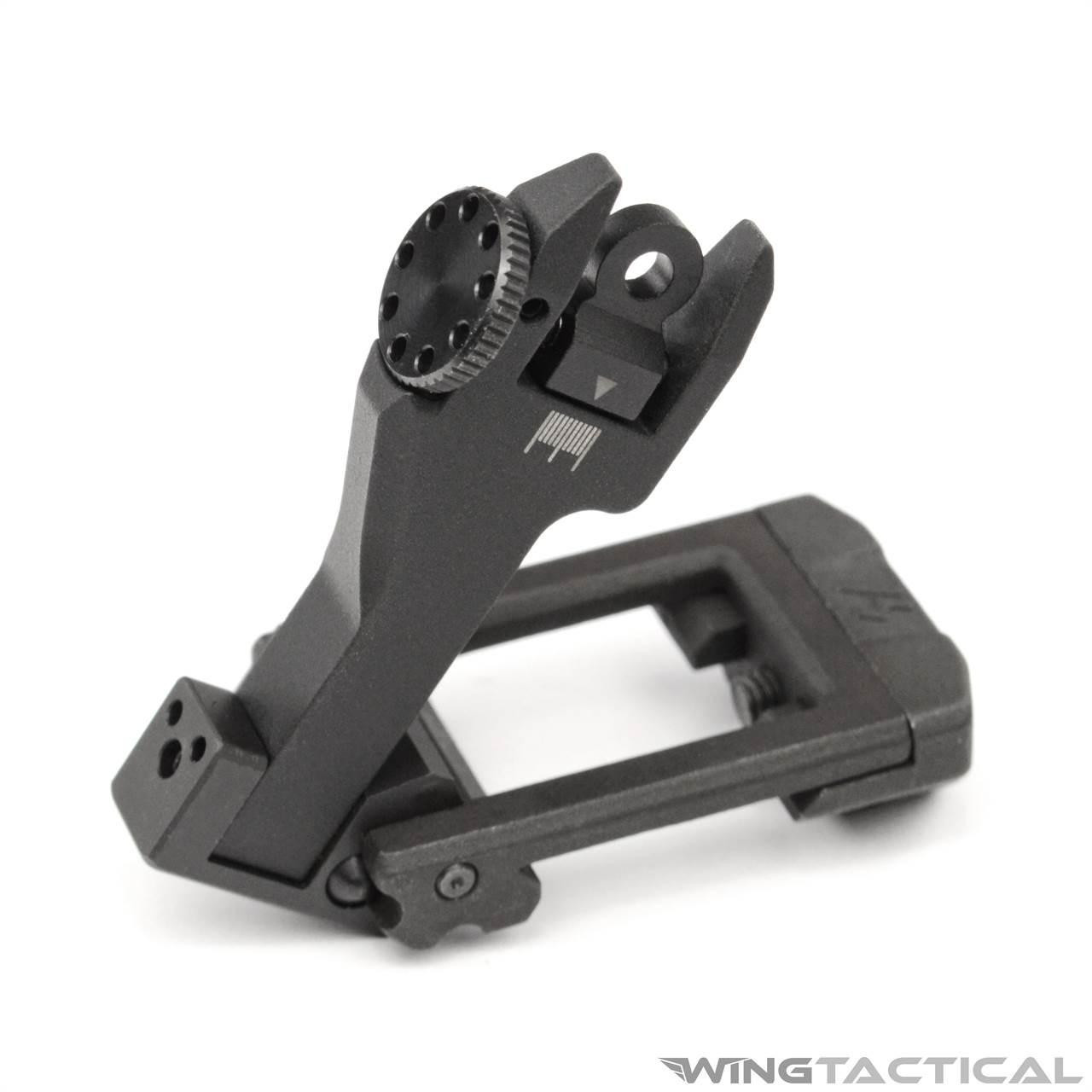 Strike Industries Sidewinder 45 Degree Offset / Co-Witness Flip-Up Sights   Strike Industries Sidewinder 45 Degree Offset / Co-Witness Flip-Up Sights