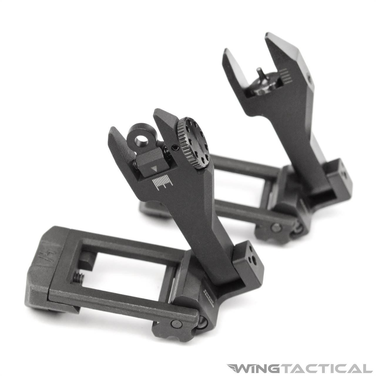 Strike Industries Sidewinder 45 Degree Offset / Co-Witness Flip-Up Sights   Strike Industries Sidewinder 45 Degree Offset / Co-Witness Flip-Up Sights
