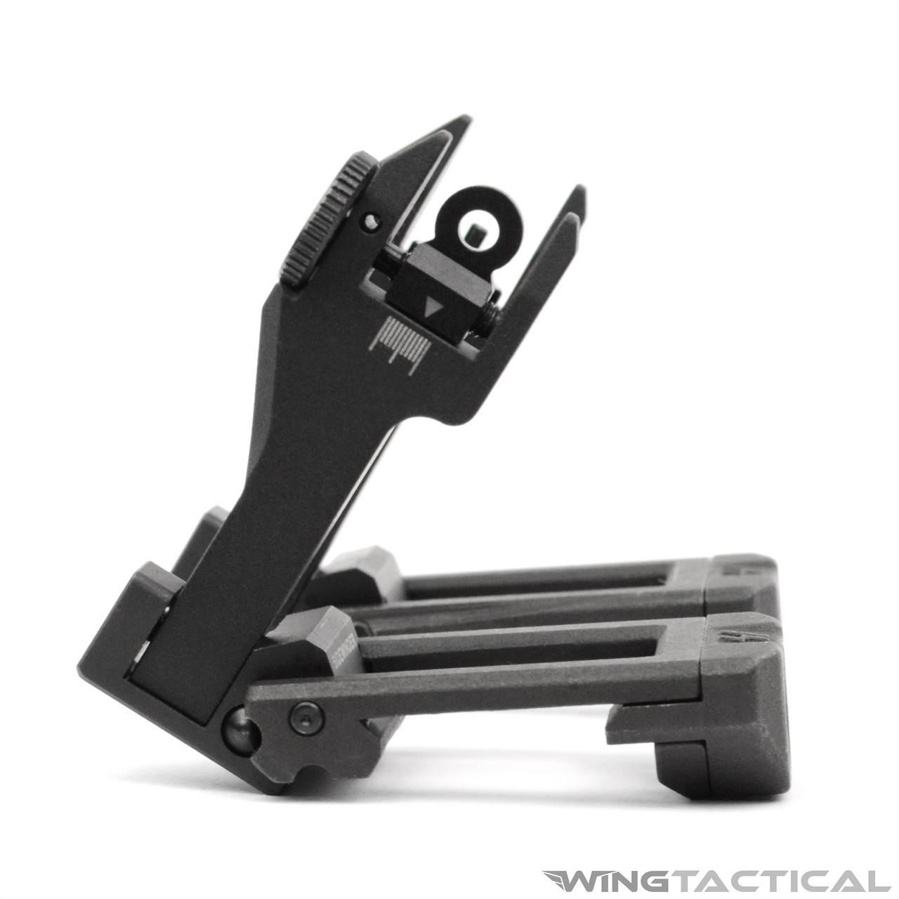 Strike Industries Sidewinder 45 Degree Offset / Co-Witness Flip-Up Sights   Strike Industries Sidewinder 45 Degree Offset / Co-Witness Flip-Up Sights