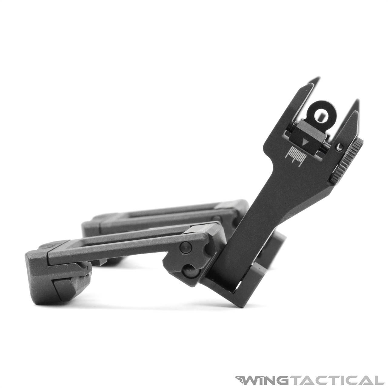 Strike Industries Sidewinder 45 Degree Offset / Co-Witness Flip-Up Sights   Strike Industries Sidewinder 45 Degree Offset / Co-Witness Flip-Up Sights